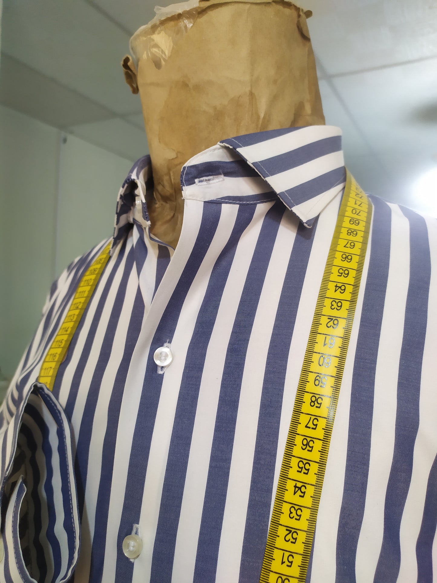 Camisa 100% a medida $ 60.00